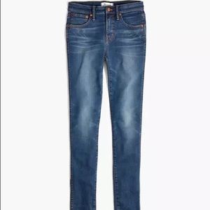 Madewell 9" Mid-Rise Skinny Jeans in Patty Wash